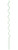 Gardener's Blue Ribbon 901267GR6 Twisted Garden Stake, 60 in L, Steel, Green, Powder-Coated [SKU: ORG5285911]