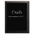 Kamashi Chalk Board, 48 x 36, Black Frame [SKU: BVCPM14151620]
