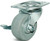 DH CASTERS C-GD20MRSB Swivel Caster, 2 in Dia Wheel, 15/16 in W Wheel, Rubber Wheel, Gray, 125 lb [SKU: ORG5147640]