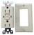 GENMAX TRWR15VST GFCI Wall Receptacle, 15 A, Ivory [SKU: ORG9443268]