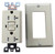 GENMAX TRWR20VST GFCI Wall Receptacle, 20 A, Ivory [SKU: ORG9443276]