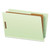 End Tab Classification Folders, 2" Expansion, 1 Divider, 4 Fasteners, Legal Size, Pale Green Exterior, 10/Box [SKU: PFX23314]