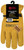 Kinco 50BT-M Driver Gloves, Men's, M, Keystone Thumb, Ball and Tape Cuff, Suede Cowhide Leather, Gold [SKU: ORG8634750]
