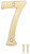 ProSource N-Z047PB3L-PS House Number, Character: 7, 4 in H Character, 2.21 in W Character [SKU: ORG2149136]