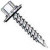 ProFIT 0278094 Post Frame Screw, #9 Thread, 1-1/2 in L, Coarse Thread, Hex Drive, Self-Piercing Point, Galvanized Steel [SKU: ORG6185730]