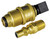 Mr. Heater F276330 Coupling Adapter Kit, 1/4 in, MPT x Male Plug, Brass, Gold [SKU: ORG5785985]