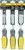 STANLEY Thru-Tang Series 16-970 Chisel Set, 3-Piece, Yellow [SKU: ORG1898477]