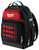 Milwaukee 48-22-8201 Ultimate Jobsite Backpack, 18 in W, 9.44 in D, 20.4 in H, 48-Pocket, Polyester, Red [SKU: ORG1383983]