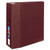 Heavy-Duty Non-View Binder with DuraHinge, Three Locking One Touch EZD Rings and Thumb Notch, 5" Capacity, 11 x 8.5, Maroon [SKU: AVE79366]