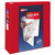 Heavy-Duty View Binder with DuraHinge and Locking One Touch EZD Rings, 3 Rings, 4" Capacity, 11 x 8.5, Red [SKU: AVE79326]