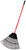 BULLY Tools 92624 Leaf Rake, Poly Tine, 26-Tine, Fiberglass Handle, 41 in L Handle [SKU: ORG7774599]