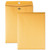 Clasp Envelope, 28 lb Bond Weight Kraft, #90, Cheese Blade Flap, Clasp/Gummed Closure, 9 x 12, Brown Kraft, 100/Box [SKU: QUA37890]