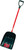 BULLY Tools 92400 Grain and Snow Shovel, 15 in W Blade, 19-3/4 in L Blade, Poly Blade, Fiberglass Handle, 53-1/2 in OAL [SKU: ORG7774581]