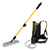 Flow Finishing System, 18" Wide Nylon Head, 56" Yellow Plastic Handle [SKU: RCPQ979]