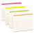 Lined Tabs, 1/5-Cut, Assorted Bright Colors, 2" Wide, 24/Pack [SKU: MMM686F1BB]