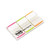 1" Lined Tabs, 1/5-Cut, Assorted Bright Colors, 1" Wide, 66/Pack [SKU: MMM686LPGO]