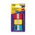 1" Plain Solid Color Tabs, 1/5-Cut, Assorted Primary Colors, 1" Wide, 66/Pack [SKU: MMM686RYB]