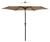 Seasonal Trends 59792 Tilt/Crank Market Umbrella with LED Lights, 94.4 in H, 106.2 in W Canopy, 106.2 in L Canopy [SKU: ORG7147762]