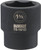 DeWALT DWMT75161OSP Impact Socket, 1-3/8 in Socket, 3/4 in Drive, 6-Point, CR-440 Steel, Black Oxide [SKU: ORG7517170]