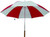 Diamondback Golf Umbrella, Nylon Fabric, Red/White Fabric, 29 in [SKU: ORG4965778]
