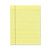 The Legal Pad" Glue Top Pads, Wide/Legal Rule, 50 Canary-Yellow 8.5 x 11 Sheets, 12/Pack [SKU: TOP7522]
