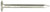 MAZE AS4 Series AS4125 Siding Nail, Hand Drive, 1-1/2 in L, Aluminum, Flat Head, Plain Shank, 1 lb [SKU: ORG7191901]