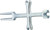 ProSource T148-3L Plug Wrench, 6 in L, Iron, Zinc Plated [SKU: ORG5491873]