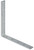 National Hardware 115BC Series N220-244 Corner Brace, 10 in L, 1-1/4 in W, 10 in H, Galvanized Steel, 1/4 Thick Material [SKU: ORG6344576]