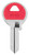 HY-KO 13005M1 Key Blank, Brass, Nickel, For: Master M1 Locks [SKU: ORG7215908]