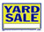 HY-KO 22407 Neon Sign, YARD SALE, Blue Legend, Yellow Background, Plastic, 9 in H x 13 in W Dimensions [SKU: ORG9545229]