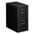 Two-Drawer Economy Vertical File, 2 Letter-Size File Drawers, Black, 15" x 25" x 28.38 [SKU: ALEHVF1529BL]