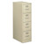 Economy Vertical File, 4 Letter-Size File Drawers, Putty, 15" x 25" x 52 [SKU: ALEHVF1552PY]