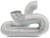 Imperial FX0597 Semi-Rigid Dryer Duct, 8 ft L, Aluminum [SKU: ORG7993660]