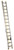 Louisville AE3200 Series AE3228 Extension Ladder, 27 ft 7 in H Reach, 250 lb, 28-Step, 1-1/2 in D Step, Aluminum [SKU: ORG4594693]