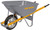 TRUE TEMPER R6STSP25 Wheelbarrow, 6 cu-ft Volume, Steel, 1-Wheel, Comfort-Grip Handle [SKU: ORG7117070]