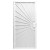 Precision Del Sol Series 3833WH3068 Door Screen, 80 in L, 36 in W, Steel, White [SKU: ORG9346883]