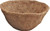 Landscapers Select T51451A-3L Planter Liner, 12 in Dia, 6.5 H, Round, Natural Coconut, Brown [SKU: ORG2700474]