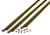 M-D 01271 Jamb Weatherstrip, 7/8 in W, 3/16 in Thick, 84 in L, Aluminum/Vinyl, Bright Gold [SKU: ORG3601887]