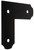 National Hardware N800-014 T-Strap Tie, 8-1/4 in L, 8-1/4 in W, Steel, Storm Shine Powder-Coated [SKU: ORG2051746]
