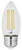 Feit Electric BPETC60/927CA/FIL/2 LED Bulb, Decorative, B10 Lamp, 60 W Equivalent, E26 Lamp Base, Dimmable [SKU: ORG7222631]