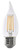 Feit Electric BPEFC60/927CA/FIL LED Bulb, Decorative, Flame Tip Lamp, 60 W Equivalent, E26 Lamp Base, Dimmable, Clear [SKU: ORG3405461]