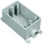 Carlon E980FFN-CTN Outlet Box, 4.54 in L, 2.8 in W, 1 -Gang, PVC, Gray [SKU: ORG7058522]