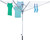 Honey-Can-Do DRY-04252 Umbrella Clothes Dryer, 78 in L, Aluminum, Silver [SKU: ORG3752276]