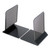 Metal Mesh Bookends, Nonskid, 5.38 x 5.38 x 6.75, Black, 1 Pair [SKU: UNV20025]