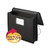 Poly Premium Wallets, 5.25" Expansion, 1 Section, Elastic Cord Closure, Letter Size, Black [SKU: SMD71500]