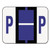 A-Z Color-Coded End Tab Filing Labels, P, 1 x 1.25, White, 500/Roll [SKU: SMD67086]