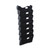 Grande Central Filing System, 7 Sections, Legal/Letter Size, Wall Mount, 16" x 4.75" x 38.25", Black, 7/Pack [SKU: UNV08174]