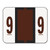 Numerical End Tab File Folder Labels, 9, 1 x 1.25, White, 500/Roll [SKU: SMD67379]