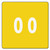 Numerical End Tab File Folder Labels, 0, 1.5 x 1.5, Yellow, 250/Roll [SKU: SMD67420]