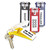 Key Tags for Locking Key Cabinets, Plastic, 1.13 x 2.75, Assorted, 24/Pack [SKU: DBL194900]
